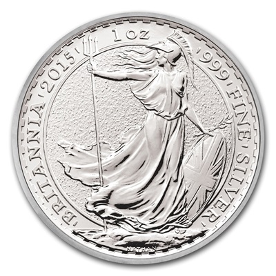 2015 1oz Silver BRITANNIA - Click Image to Close
